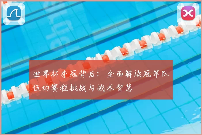 世界杯夺冠背后:全面解读冠军队伍的赛程挑战与战术智慧