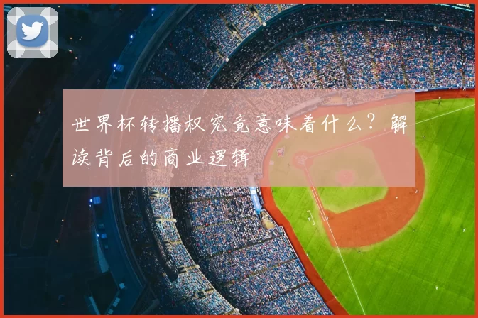 世界杯转播权究竟意味着什么?解读背后的商业逻辑
